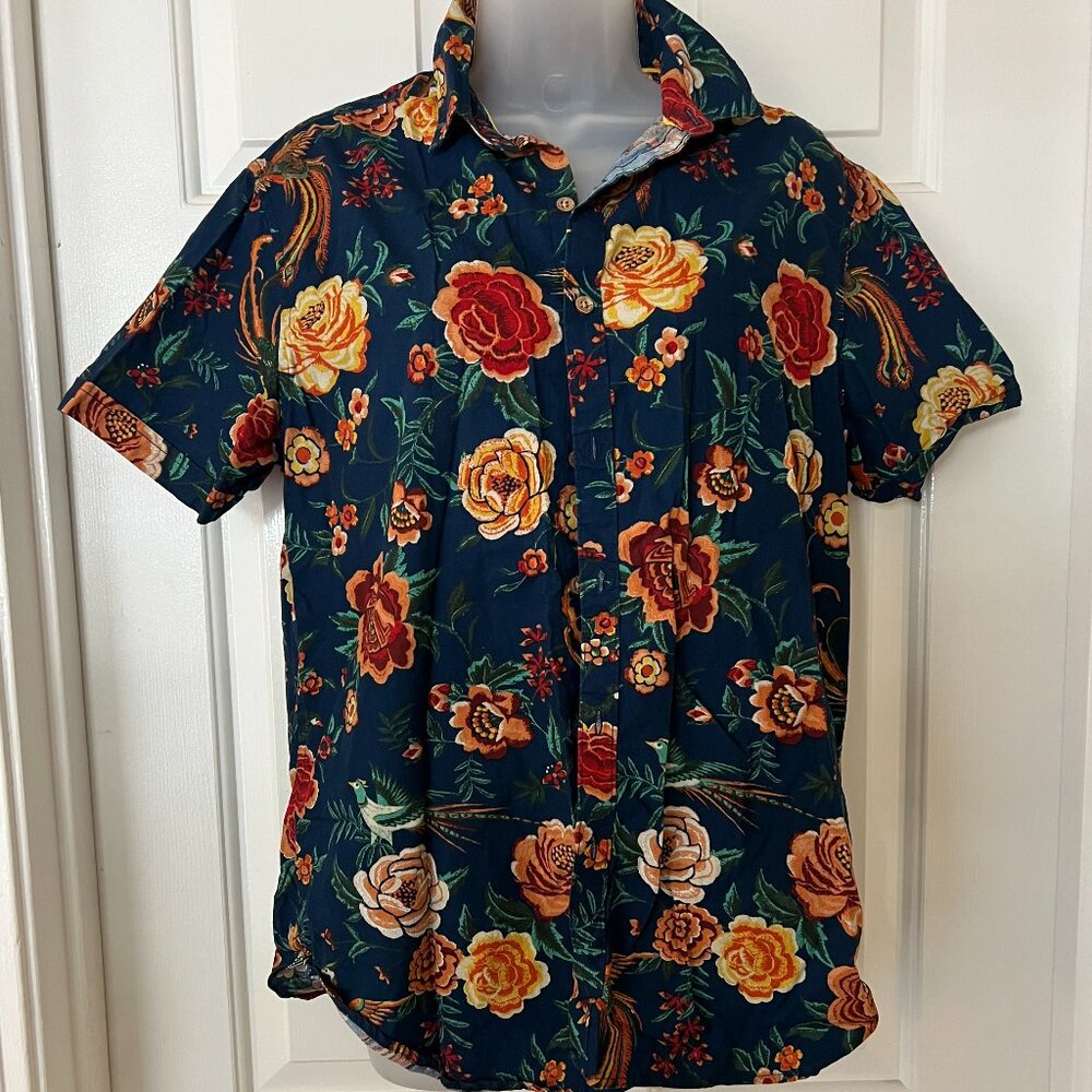 Denim & Flower Ricky Singh Floral Button Up Shirt